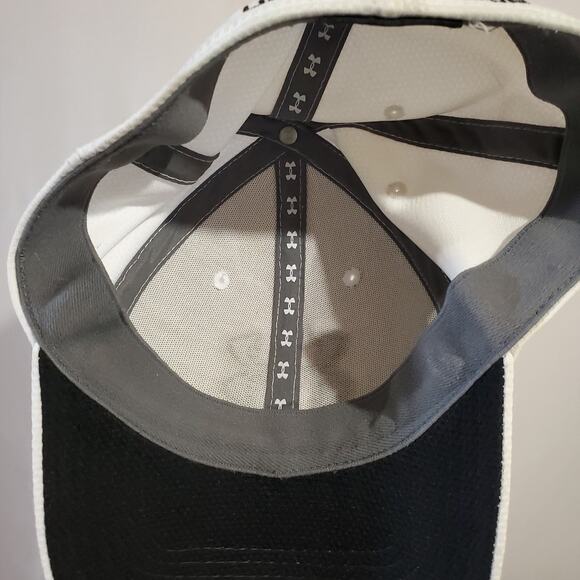 Under Armour Mens UA Blitzing 3.0 White Logo Stretch Fit Baseball Cap Size M/L - Picture 7 of 8